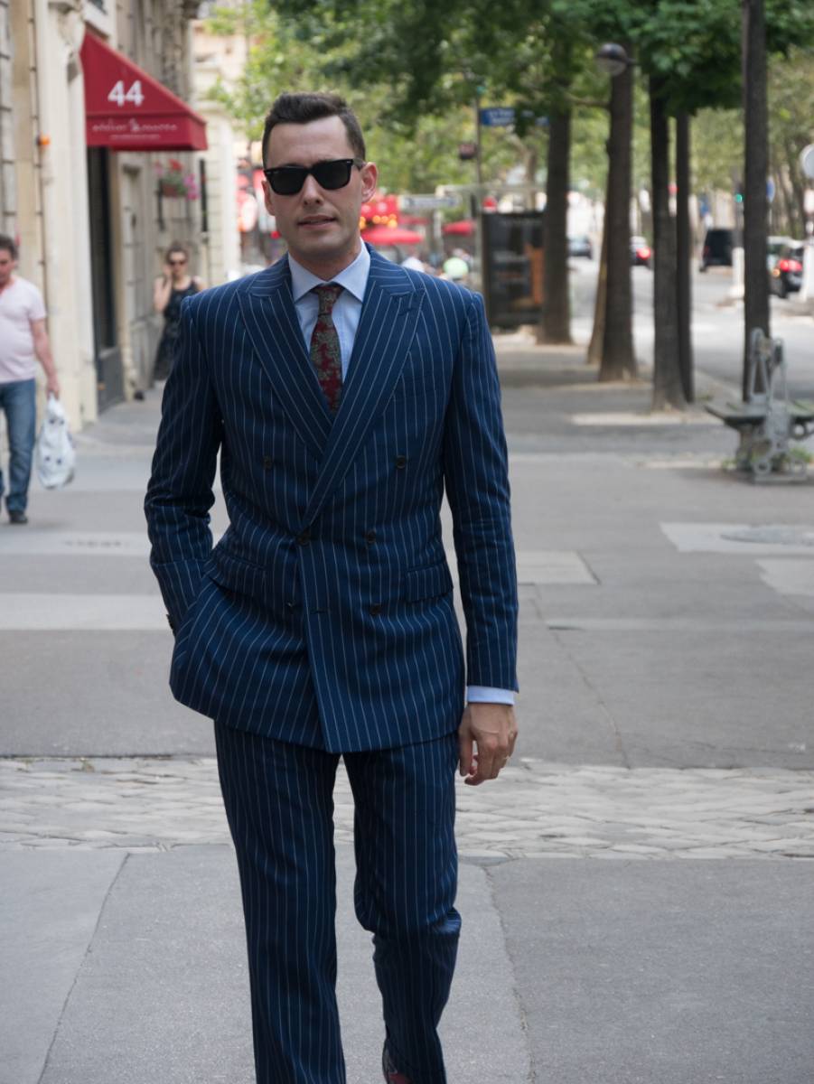 costume sur mesure croisé lignes scabal business saint germain en laye carat