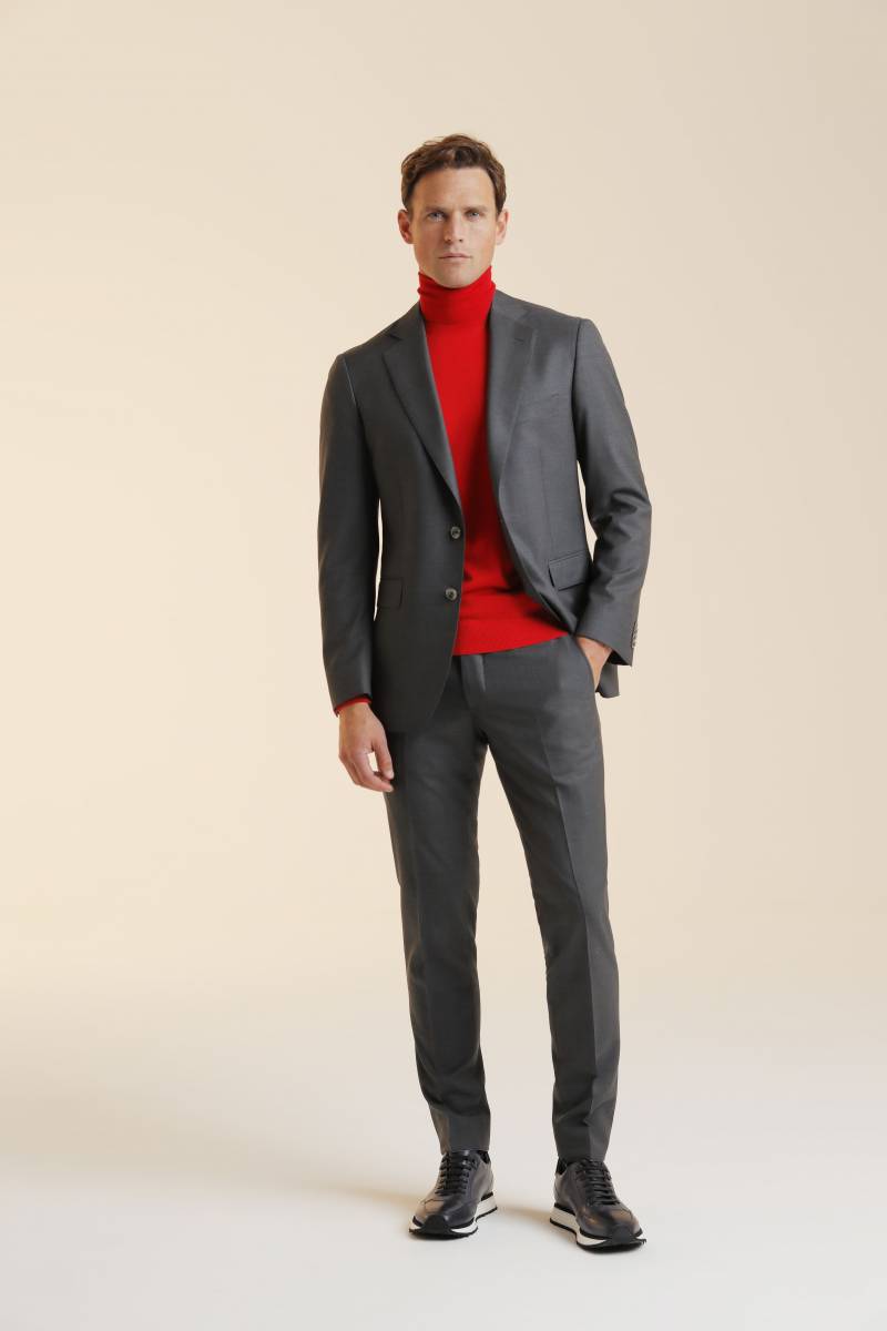 costume sur mesure gris business sur mesure ile de france paris yvelines