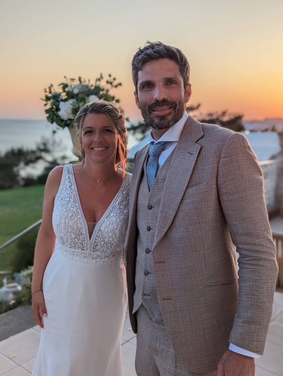 costume 3 pieces mariage bord de mer beige lin texture laine sur mesure tailleur yvelines homme saint germain en laye versailles paris boulogne