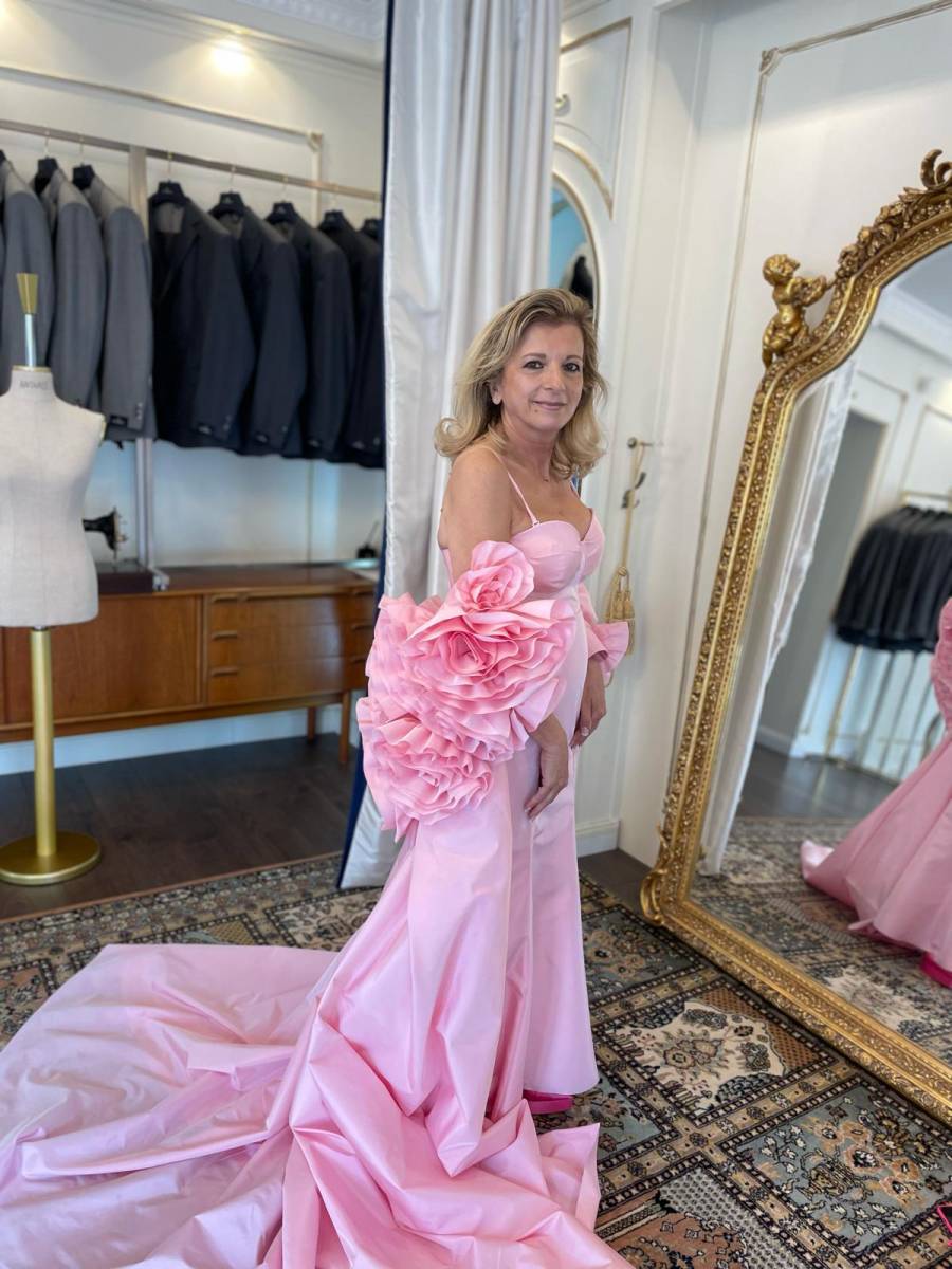 danelska creation robe sirene sur mesure tailleur couture femme saint germain en laye